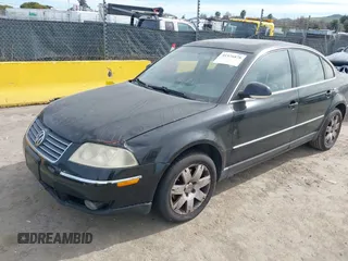 2005 Volkswagen Passat GLS with VIN WVWAD63B95P043100, listed as a IAAI auction lot 41576878 with 138,555 mi miles and . Bid and sale history available at DreamBid. Image 2.