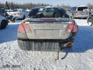 2003 Honda Civic LX with VIN 2HGES16603H944822, listed as a Copart auction lot 42125505 with 235,352 mi miles and Salvage Title. Bid and sale history available at carsss.com. Image 6.