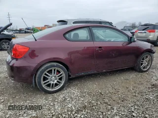 2007 Scion tC Spec with VIN JTKDE177970186278, listed as a Copart auction lot 52334765 with 162,069 mi miles and Salvage Title. Bid and sale history available at carsss.com. Image 3.