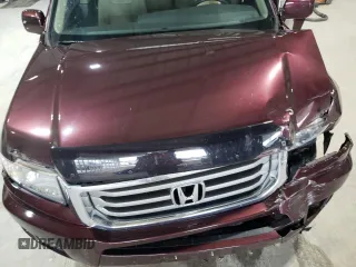2013 Honda Ridgeline RTL with VIN 5FPYK1F59DB018582, listed as a Copart auction lot 61022245 with 126,892 mi miles and Salvage title. Bid and sale history available at DreamBid. Image 11.