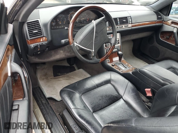 1995 Mercedes-Benz S with VIN WDBGA70E7SA255224, listed as a Copart auction lot 70539574 with 197,990 mi miles and Salvage Title. Bid and sale history available at DreamBid. Image 8.