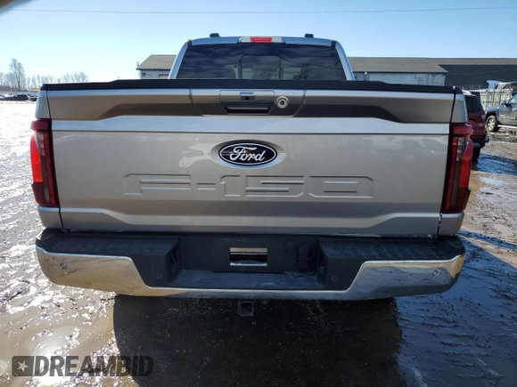 2024 Ford F-150 XLT with VIN 1FTFW3LDXRFB11674, listed as a Copart auction lot 46030915 with 6,225 mi miles and Clean Title. Bid and sale history available at carsss.com. Image 6.