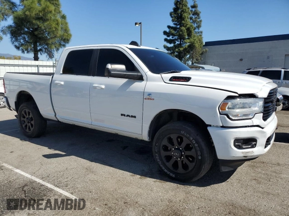 2021 Ram 2500 Big Horn with VIN 3C6UR5DL5MG633465, listed as a Copart auction lot 47214265 with 73,636 mi miles and Salvage Title. Bid and sale history available at carsss.com. Image 4.