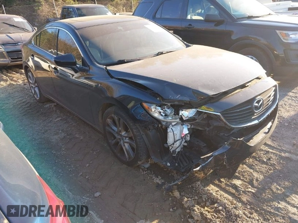 2015 Mazda 6 i Touring with VIN JM1GJ1T52F1192145, listed as a IAAI auction lot 41672391 with 89,060 mi miles. Bid and sale history available at carsss.com. Image 1.