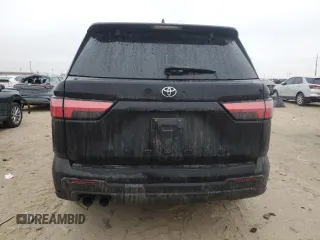 2023 Toyota Sequoia SR5 with VIN 7SVAAABA6PX016420, listed as a Copart auction lot 43165905 with 0 mi miles and Salvage Title. Bid and sale history available at carsss.com. Image 6.