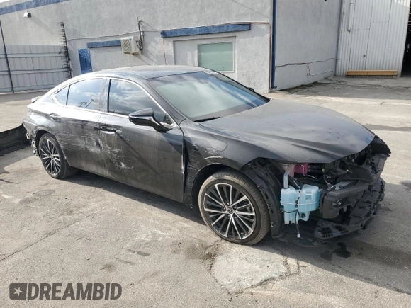 2024 Lexus ES with VIN 58ADA1C13RU042021, listed as a Copart auction lot 42657255 with 51,374 mi miles and Salvage Title. Bid and sale history available at carsss.com. Image 4.