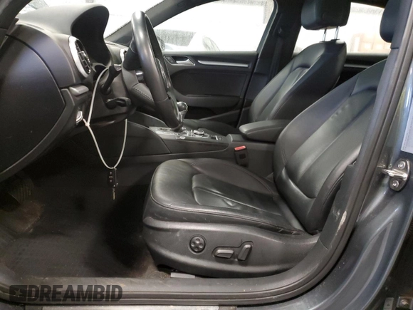 2018 Audi A3 Sedan Premium with VIN WAUAUGFF9J1048490, listed as a Copart auction lot 44219305 with 34,568 mi miles and Salvage Title. Bid and sale history available at carsss.com. Image 7.