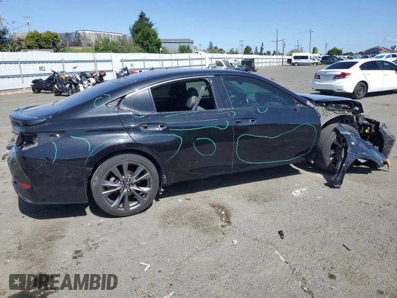 2020 Lexus ES 350 F Sport with VIN 58AGZ1B16LU080759, listed as a Copart auction lot 51943345 with 61,118 mi miles and Salvage title. Bid and sale history available at DreamBid. Image 3.