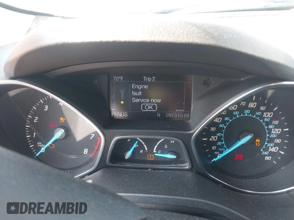 2013 Ford Escape SE with VIN 1FMCU9GXXDUB70983, listed as a IAAI auction lot 42432050 with 97,515 mi miles and . Bid and sale history available at DreamBid. Image 7.