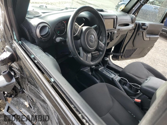 2017 Jeep Wrangler Sport with VIN 1C4AJWAG8HL569835, listed as a Copart auction lot 52822585 with 46,023 mi miles and Salvage Title. Bid and sale history available at DreamBid. Image 8.