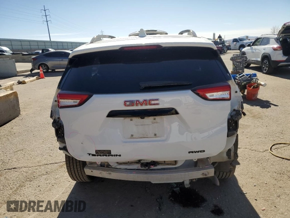2023 GMC Terrain SLT with VIN 3GKALVEG4PL154145, listed as a Copart auction lot 89008375 with 55,445 mi miles and Salvage Title. Bid and sale history available at carsss.com. Image 6.