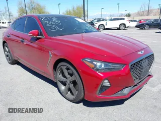 2020 Genesis G70 2.0T z VIN KMTG44LA3LU045365, wystawiony jako IAAI lot #41651427 z przebiegiem 33 333 mil mil oraz . Historia ofert i sprzedaży dostępna na DreamBid. Obrazek 1.