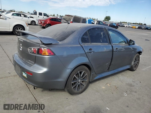 2017 Mitsubishi Lancer ES with VIN JA32U2FU6HU009193, listed as a Copart auction lot 74150094 with 52,872 mi miles and Salvage Title. Bid and sale history available at DreamBid. Image 3.
