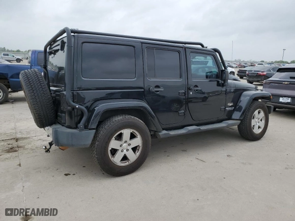 2011 Jeep Wrangler Unlimited Sahara with VIN 1J4HA5H13BL546703, listed as a Copart auction lot 51521845 with 127,132 mi miles and Salvage Title. Bid and sale history available at carsss.com. Image 3.