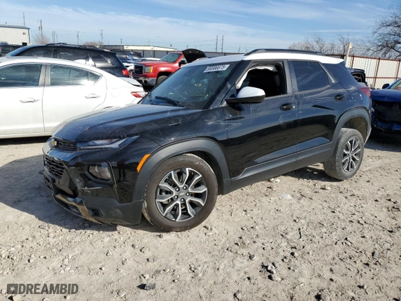 2021 Chevrolet TrailBlazer ACTIV with VIN KL79MVSL5MB076241, listed as a Copart auction lot 88586675 with 0 mi miles and Salvage Title. Bid and sale history available at carsss.com. Image 1.