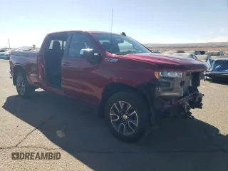 2021 Chevrolet Silverado 1500 LT with VIN 3GCUYDED5MG246654, listed as a Copart auction lot 43061635 with 34,916 mi miles and Salvage Title. Bid and sale history available at DreamBid. Image 4.