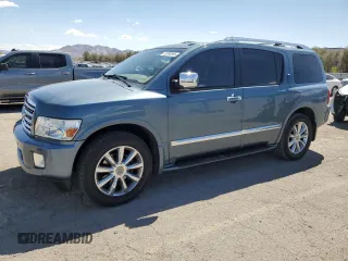 2008 Infiniti QX56 with VIN 5N3AA08D18N900593, listed as a Copart auction lot 52088985 with 171,572 mi miles and Salvage Title. Bid and sale history available at carsss.com. Image 1.
