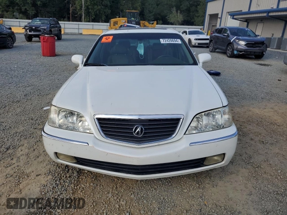 2002 Acura RL with VIN JH4KA96582C009199, listed as a Copart auction lot 72428694 with 0 mi miles and Salvage Title. Bid and sale history available at carsss.com. Image 5.