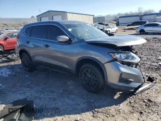 2019 Nissan Rogue SV with VIN KNMAT2MV5KP500355, listed as a Copart auction lot 87527085 with 0 mi miles and Salvage Title. Bid and sale history available at carsss.com. Image 4.