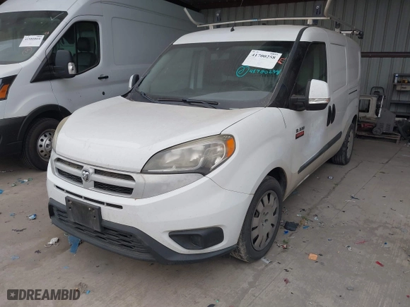 2017 Ram ProMaster City Cargo Van Tradesman SLT with VIN ZFBERFBB4H6G82456, listed as a IAAI auction lot 41700258 with 101,386 mi miles. Bid and sale history available at carsss.com. Image 22.