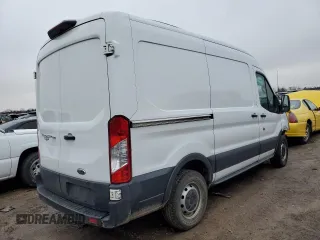 2018 Ford Transit with VIN 1FTYR1CM0JKA55163, listed as a Copart auction lot 43378975 with 110,603 mi miles and Salvage Title. Bid and sale history available at DreamBid. Image 3.