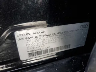 2020 Audi S8 z VIN WAU8SAF8XLN015240, wystawiony jako Copart lot #85310064 z przebiegiem 31 303 mil mil oraz Szkoda całkowita • Salvage title. Historia ofert i sprzedaży dostępna na DreamBid. Obrazek 12.