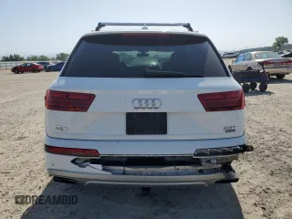 2017 Audi Q7 Premium with VIN WA1AAAF74HD025817, listed as a Copart auction lot 56036985 with 130,410 mi miles and Salvage title. Bid and sale history available at DreamBid. Image 6.