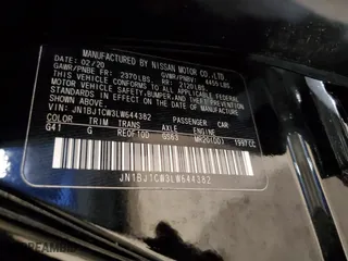 2020 Nissan Rogue Sport SV with VIN JN1BJ1CW3LW644382, listed as a Copart auction lot 51605945 with 47,648 mi miles and Salvage Title. Bid and sale history available at carsss.com. Image 13.