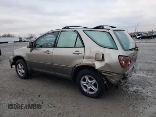 1999 Lexus RX 300 Luxury SUV with VIN JT6HF10U3X0054517, listed as a Copart auction lot 87036024 with 0 mi miles and Salvage Title. Bid and sale history available at carsss.com. Image 2.