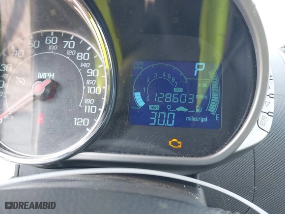 2015 Chevrolet Spark LT with VIN KL8CD6S91FC738616, listed as a IAAI auction lot 41977597 with 128,603 mi miles. Bid and sale history available at carsss.com. Image 7.