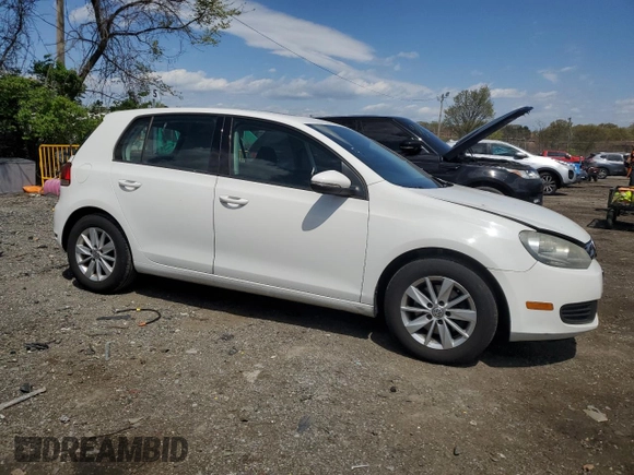 2012 Volkswagen Golf with VIN WVWDB7AJ3CW233383, listed as a Copart auction lot 52623305 with 209,814 mi miles and Salvage Title. Bid and sale history available at DreamBid. Image 4.