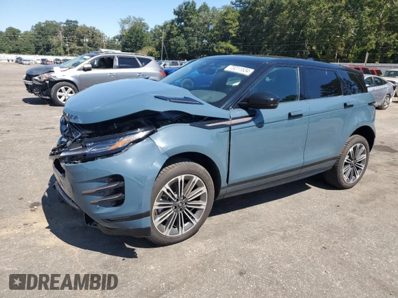 2024 Land Rover Range Rover Evoque Dynamic SE with VIN SALZL2FX8RH244744, listed as a Copart auction lot 73211534 with 6,247 mi miles and Salvage Title. Bid and sale history available at carsss.com. Image 1.