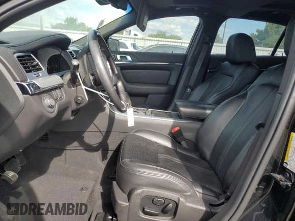 2010 Lincoln MKS EcoBoost with VIN 1LNHL9FT3AG615548, listed as a Copart auction lot 58536075 with 35,422 mi miles and Salvage title. Bid and sale history available at DreamBid. Image 7.