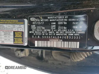 2018 Kia Optima S with VIN 5XXGT4L34JG232331, listed as a Copart auction lot 55635695 with 199,063 mi miles and Salvage title. Bid and sale history available at DreamBid. Image 12.