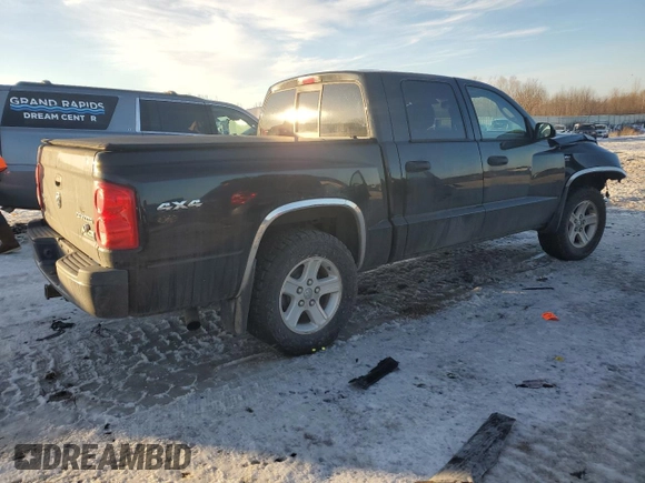 2010 Dodge Dakota SXT with VIN 1D7CW3GP0AS264489, listed as a Copart auction lot 42120095 with 107,836 mi miles and Clean Title. Bid and sale history available at carsss.com. Image 3.