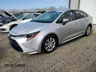 2024 Toyota Corolla LE with VIN 5YFB4MDEXRP186885, listed as a Copart auction lot 46605675 with 14,045 mi miles and Salvage Title. Bid and sale history available at carsss.com. Image 1.