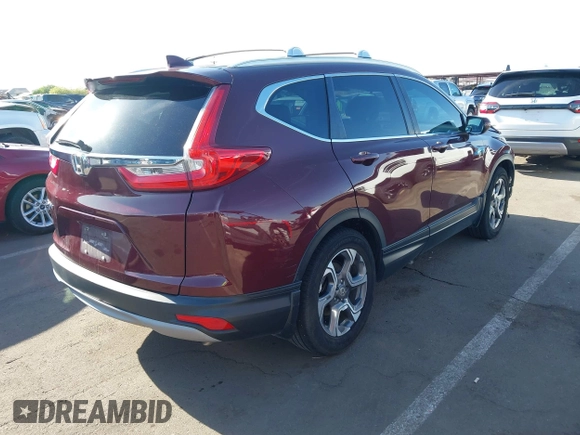 2019 Honda CR-V EX with VIN 7FARW1H53KE012423, listed as a IAAI auction lot 42040128 with 172,877 mi miles. Bid and sale history available at carsss.com. Image 4.