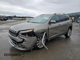2016 Jeep Cherokee Overland with VIN 1C4PJLJS6GW303028, listed as a Copart auction lot 84814944 with 80,622 mi miles and Salvage title. Bid and sale history available at DreamBid. Image 1.