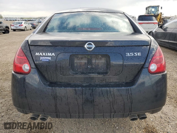 2004 Nissan Maxima SE with VIN 1N4BA41E84C867020, listed as a Copart auction lot 63047855 with 124,426 mi miles and Salvage title. Bid and sale history available at DreamBid. Image 6.
