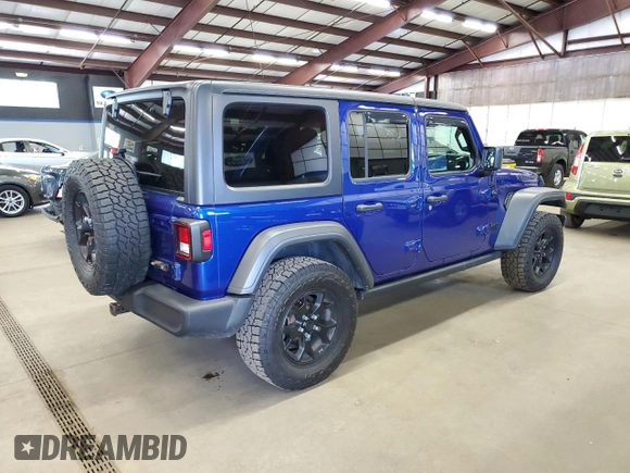 2020 Jeep Wrangler Unlimited Sport Altitude with VIN 1C4HJXDG3LW174064, listed as a Copart auction lot 63650625 with 209,226 mi miles and Clean title. Bid and sale history available at DreamBid. Image 3.