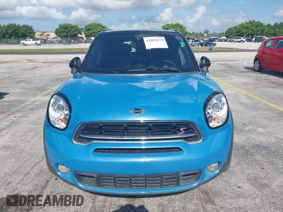 2016 MINI Countryman S with VIN WMWZC3C58GWT10084, listed as a IAAI auction lot 42895633 with 120,694 mi miles and . Bid and sale history available at DreamBid. Image 12.