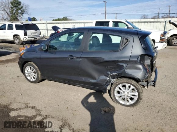 2022 Chevrolet Spark 1LT with VIN KL8CD6SAXNC038649, listed as a Copart auction lot 45221985 with 24,993 mi miles and Salvage Title. Bid and sale history available at carsss.com. Image 2.