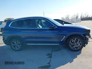 2023 BMW X3 sDrive30i with VIN 5UX43DP05P9P62525, listed as a IAAI auction lot 41377611 with 31,500 mi miles and . Bid and sale history available at DreamBid. Image 13.