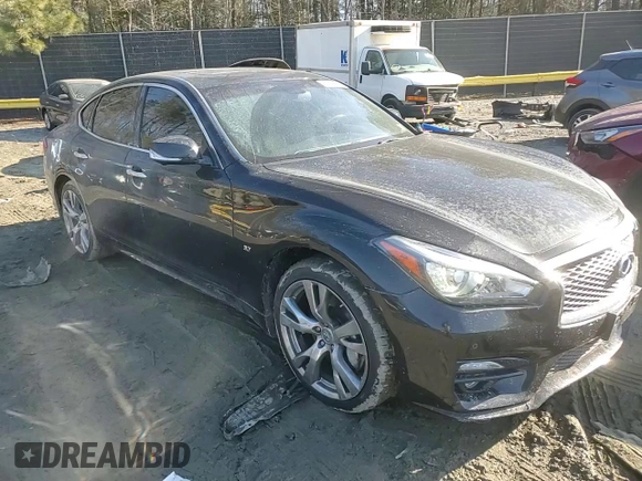 2019 Infiniti Q70 Luxe with VIN JN1BY1ARXKM585270, listed as a Copart auction lot 42320385 with 94,206 mi miles and Salvage Title. Bid and sale history available at DreamBid. Image 11.