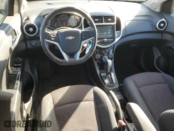 2017 Chevrolet Sonic LT with VIN 1G1JD6SH8H4145766, listed as a Copart auction lot 87024534 with 109,442 mi miles and Salvage Title. Bid and sale history available at carsss.com. Image 8.