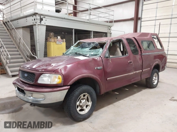 1997 Ford F-150 XL with VIN 1FTEX18L3VKC91921, listed as a IAAI auction lot 41820453 with 210,553 mi miles. Bid and sale history available at carsss.com. Image 2.