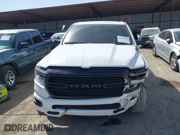 2021 Ram 1500 Big Horn with VIN 1C6SRFFT0MN521027, listed as a IAAI auction lot 41830596 with 55,013 mi miles and . Bid and sale history available at DreamBid. Image 13.