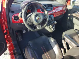 2013 FIAT 500 Abarth with VIN 3C3CFFJH9DT738380, listed as a Copart auction lot 88735915 with 43,977 mi miles and Salvage Title. Bid and sale history available at carsss.com. Image 8.