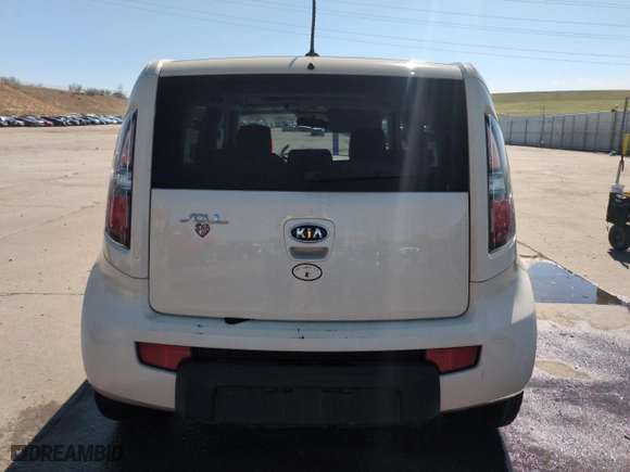 2010 Kia Soul + with VIN KNDJT2A29A7027200, listed as a Copart auction lot 53189315 with 0 mi miles and Salvage Title. Bid and sale history available at carsss.com. Image 6.
