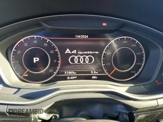 2019 Audi A4 Prestige with VIN WAUFNAF45KA032223, listed as a Copart auction lot 82679663 with 51,869 mi miles. Bid and sale history available at carsss.com. Image 9.